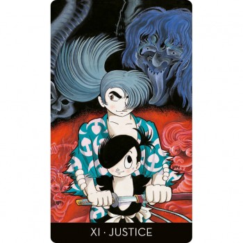 Tezuka Tarot kortų ir knygos rinkinys Lo Scarabeo